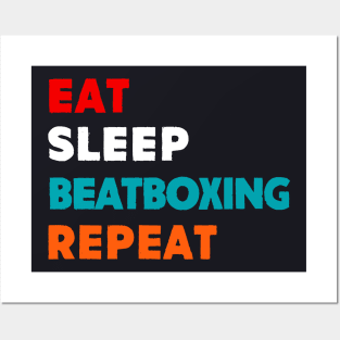 Eat Sleep Beat Boxing Repeat T-Shirt Posters and Art